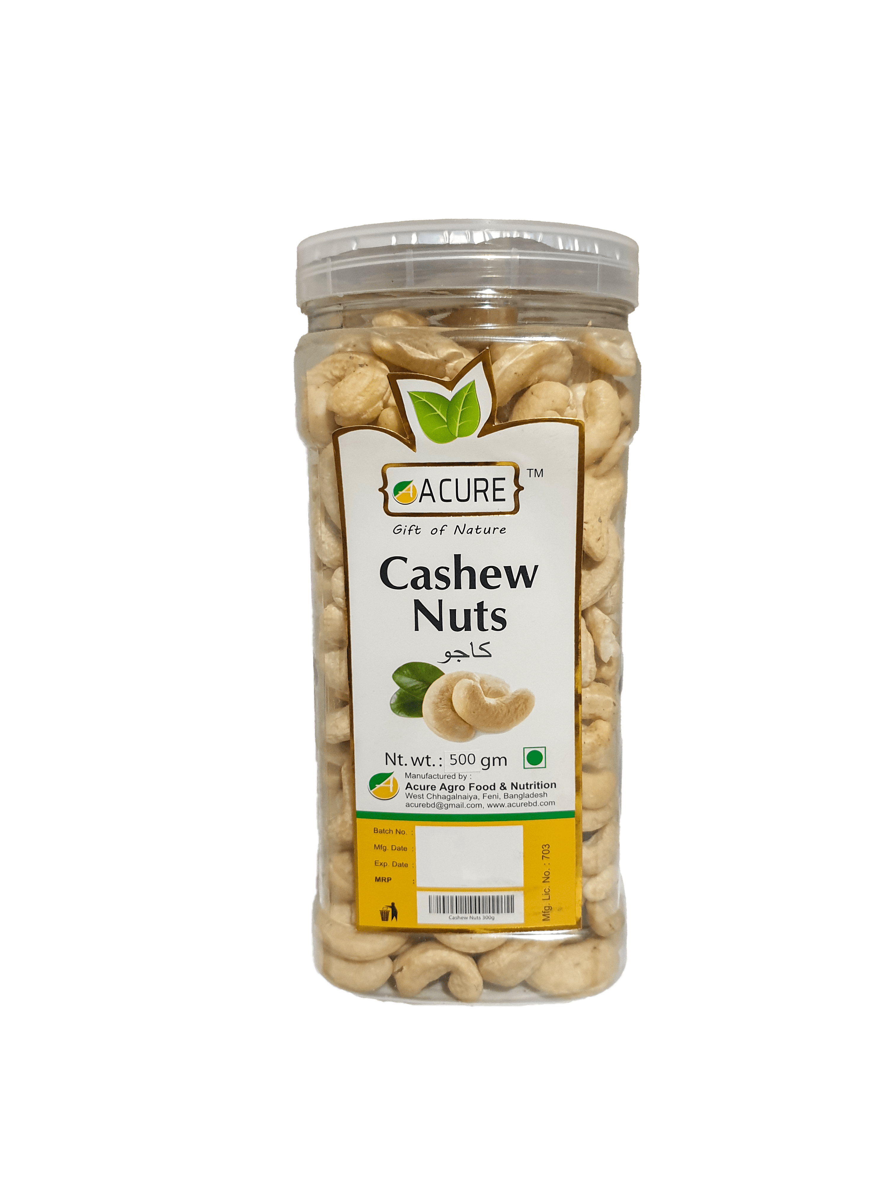 Acure Cashew Nut - 500gm